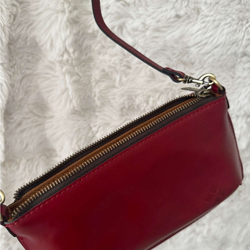 Patricia Nash Red Leather Crossbody Bag - Picture 3 of 5